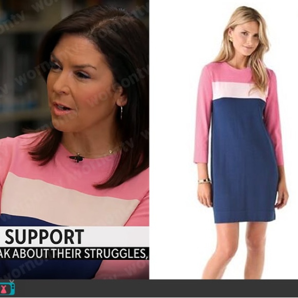 DVF Diane von furstenberg AINA colorblock shift dress